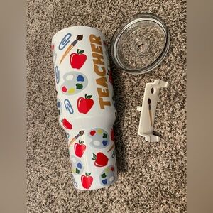 Colorful Teacher Tumbler with Lid
